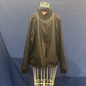 Black Faux Leather Jacket